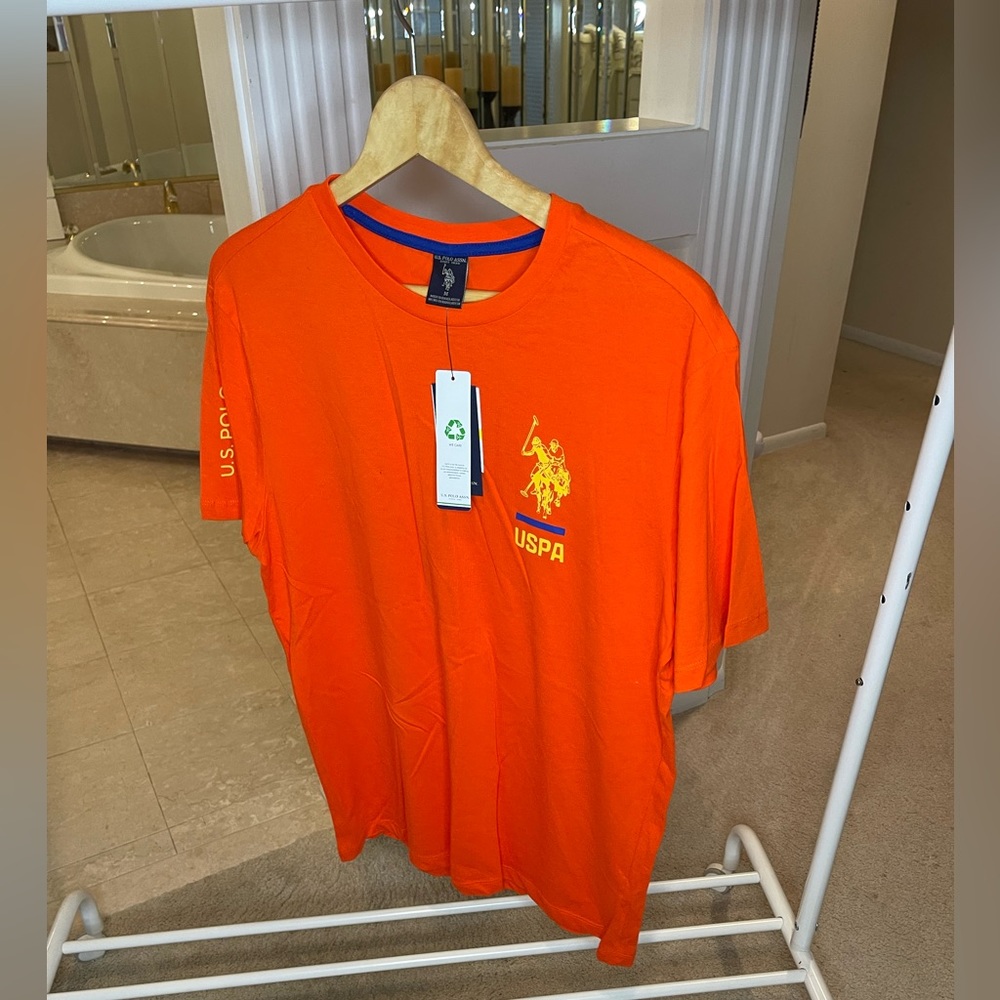 U.S. Polo Assn Orange Shitt